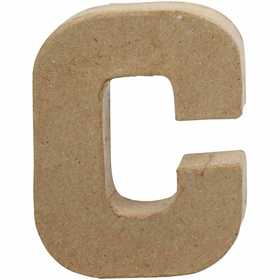 Letter, C, H: 10 cm, W: 7,5 cm, thickness 1,7 cm, 1 pc [HOB-26641]