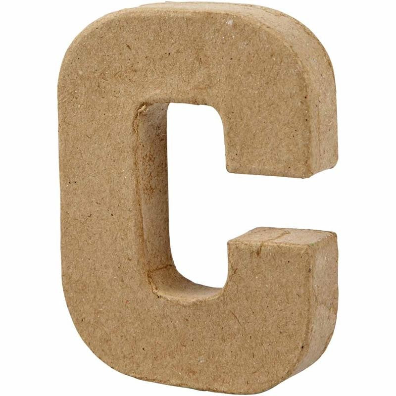 Letter, C, H: 10 cm, W: 7,5 cm, thickness 1,7 cm, 1 pc [HOB-26641]
