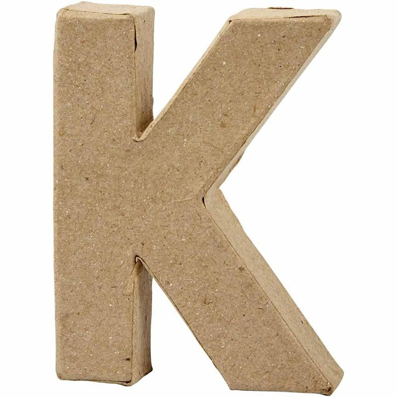 Letter, K, H: 10 cm, W: 7,7 cm, thickness 1,7 cm, 1 pc [HOB-26649]