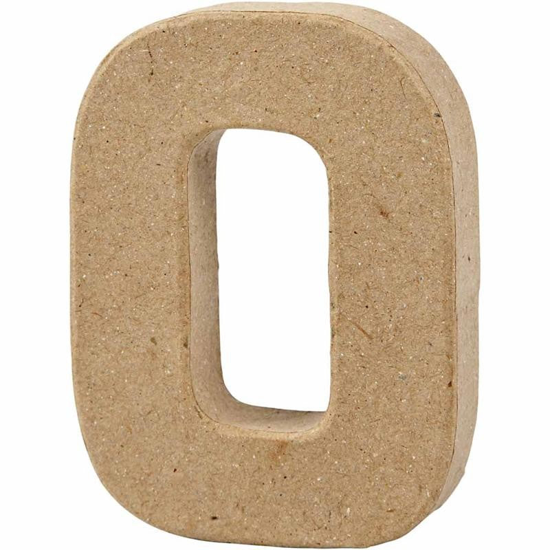 Letter, O, H: 10 cm, W: 7,8 cm, thickness 1,7 cm, 1 pc [HOB-26653]
