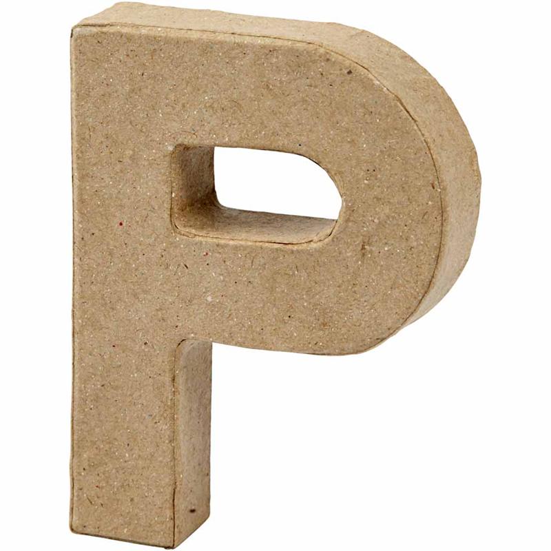 Letter, P, H: 10 cm, W: 7,7 cm, thickness 1,7 cm, 1 pc [HOB-26654]