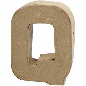 Letter, Q, H: 10 cm, W: 7,8 cm, thickness 1,7 cm, 1 pc [HOB-26655]