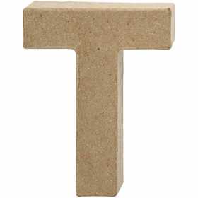 Letter, T, H: 10 cm, W: 7,8 cm, thickness 1,7 cm, 1 pc [HOB-26658]