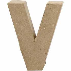 Letter, V, H: 10 cm, W: 8 cm, thickness 1,7 cm, 1 pc [HOB-26660]