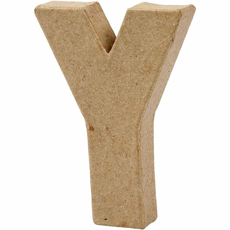 Letter, Y, H: 10 cm, W: 7,9 cm, thickness 1,7 cm, 1 pc [HOB-26663]