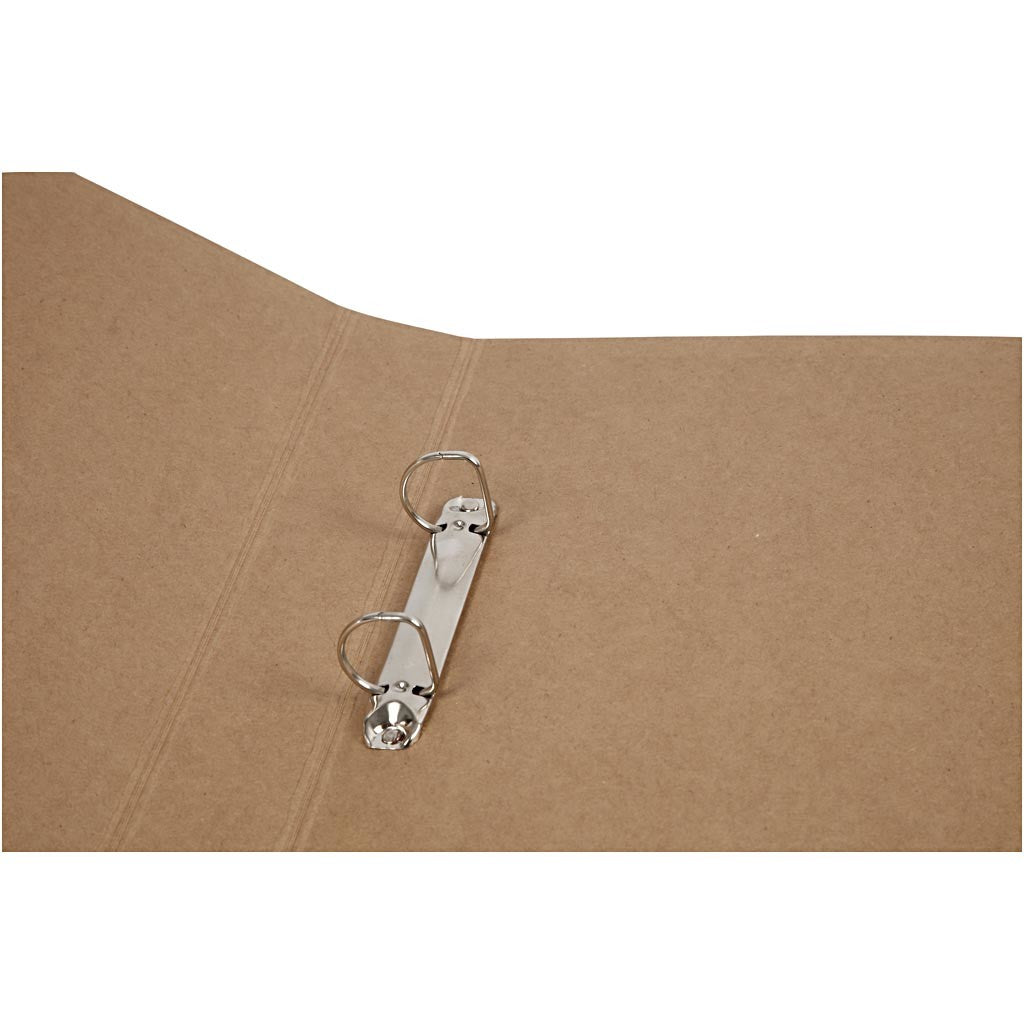 Ring binder, W: 50 mm, size 28x31,5 cm, 2 rings, natural, 1 pc [HOB-26764]