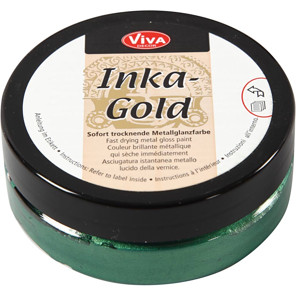 Inka Gold, emerald , 50 ml/ 1 tub