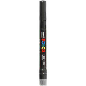 Posca Marker, no. PCF350, line 1-10 mm, brush, black, 1 pc [HOB-271046]