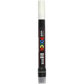 Posca Marker, no. PCF350, line 1-10 mm, brush, white, 1 pc [HOB-271052]
