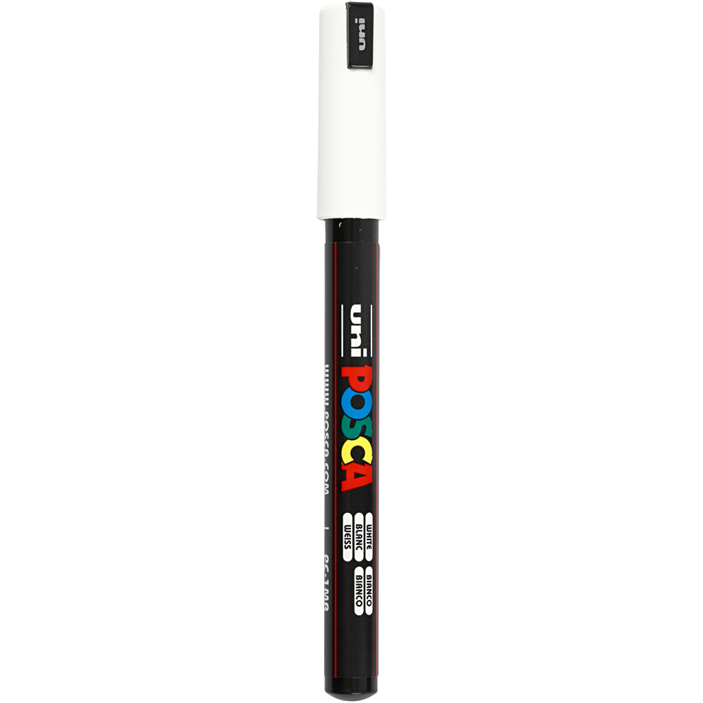 Posca Marker, no. PC-1MR, line 0,7 mm, extra-fine, white
