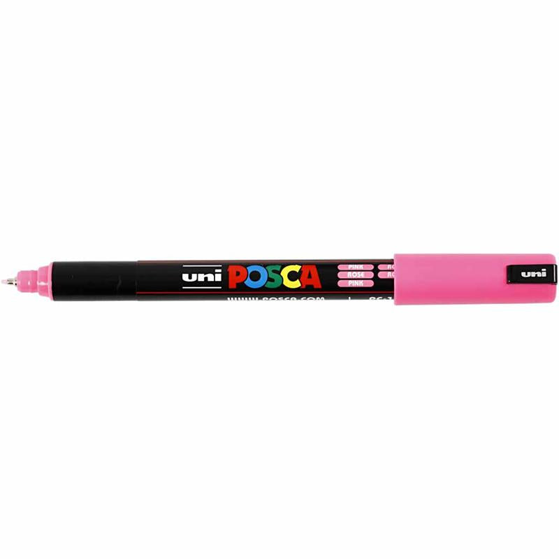 Posca Marker, no. PC-1MR, line 0,7 mm, extra-fine, pink, 1 pc [HOB-272056]