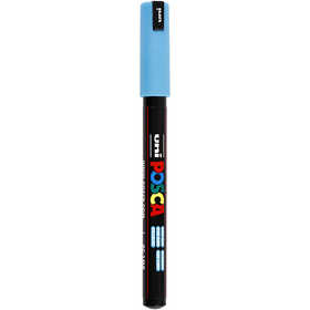 Posca Marker, no. PC-1MR, line 0,7 mm, extra-fine, light blue, 1 pc [HOB-272057]