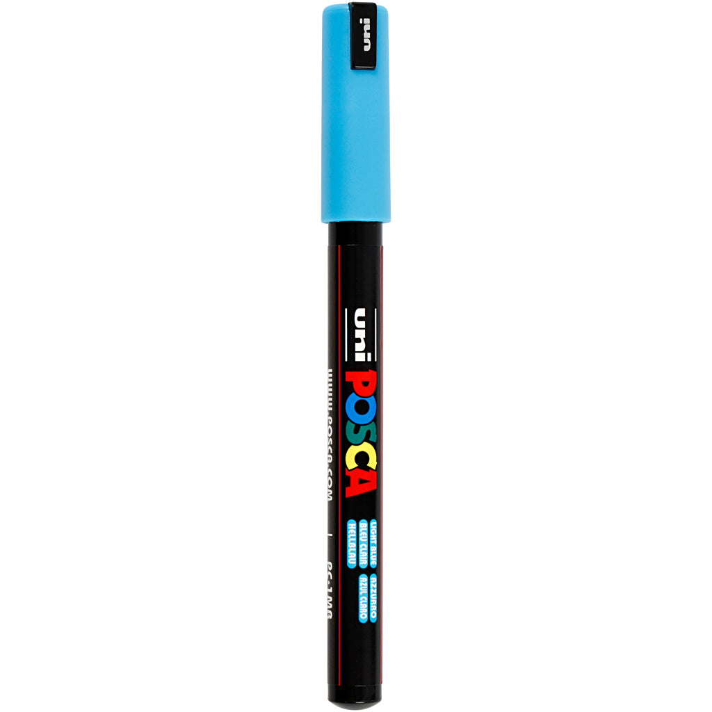 Posca Marker, no. PC-1MR, line 0,7 mm, extra-fine, light blue