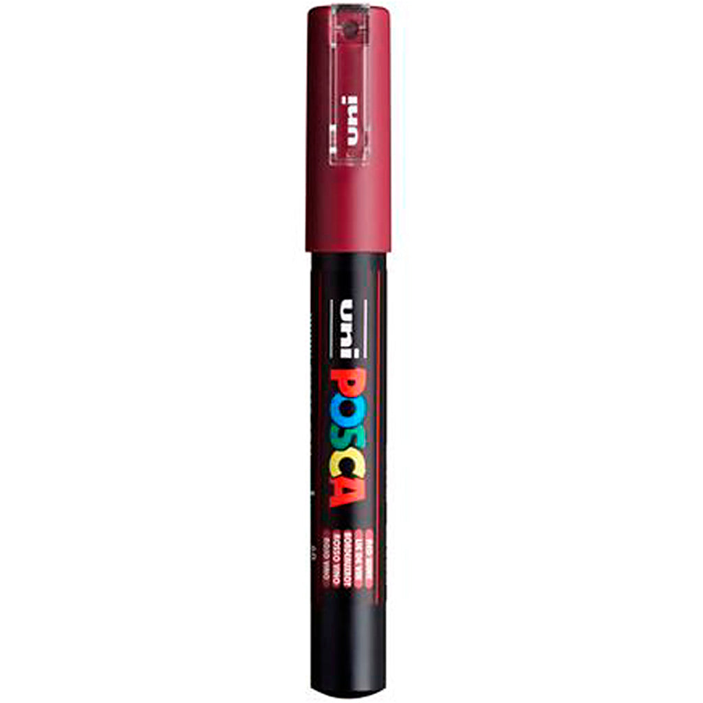 Posca Marker, no. PC-1M, line 0,7 mm, extra-fine, red wine