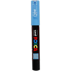 Posca Marker, no. PC-1M, line 0,7 mm, extra-fine, light blue, 1 pc [HOB-273057]