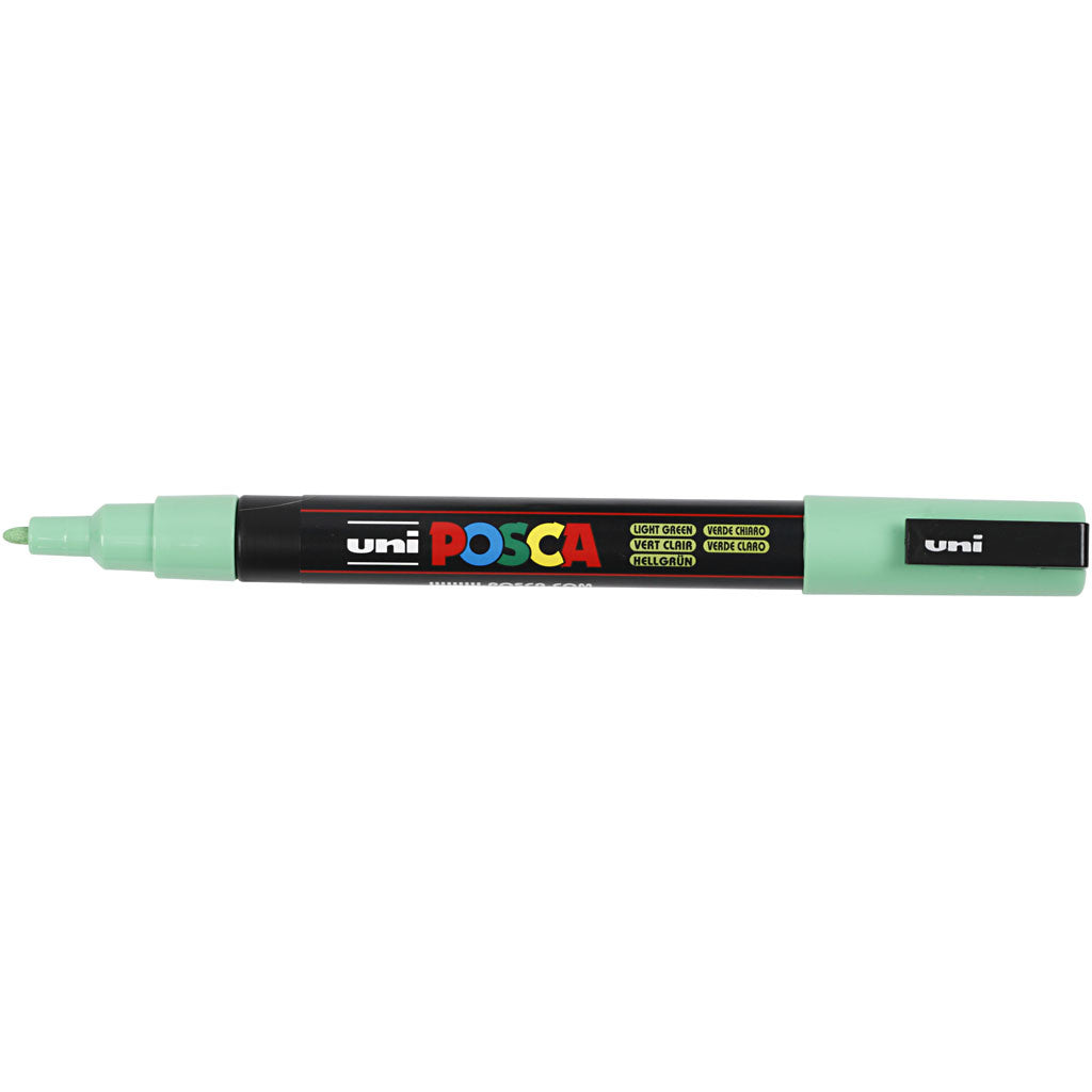 Posca Marker, no. PC-3M, line 0,9-1,3 mm, fine, green, 1 pc [HOB-274036]