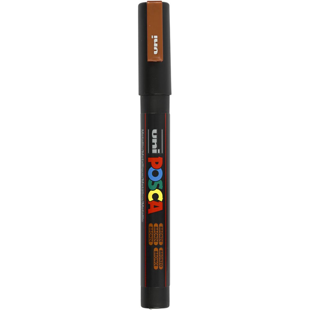 Posca Marker, no. PC-3M, line 0,9-1,3 mm, fine, bronze, 1 pc [HOB-274820]