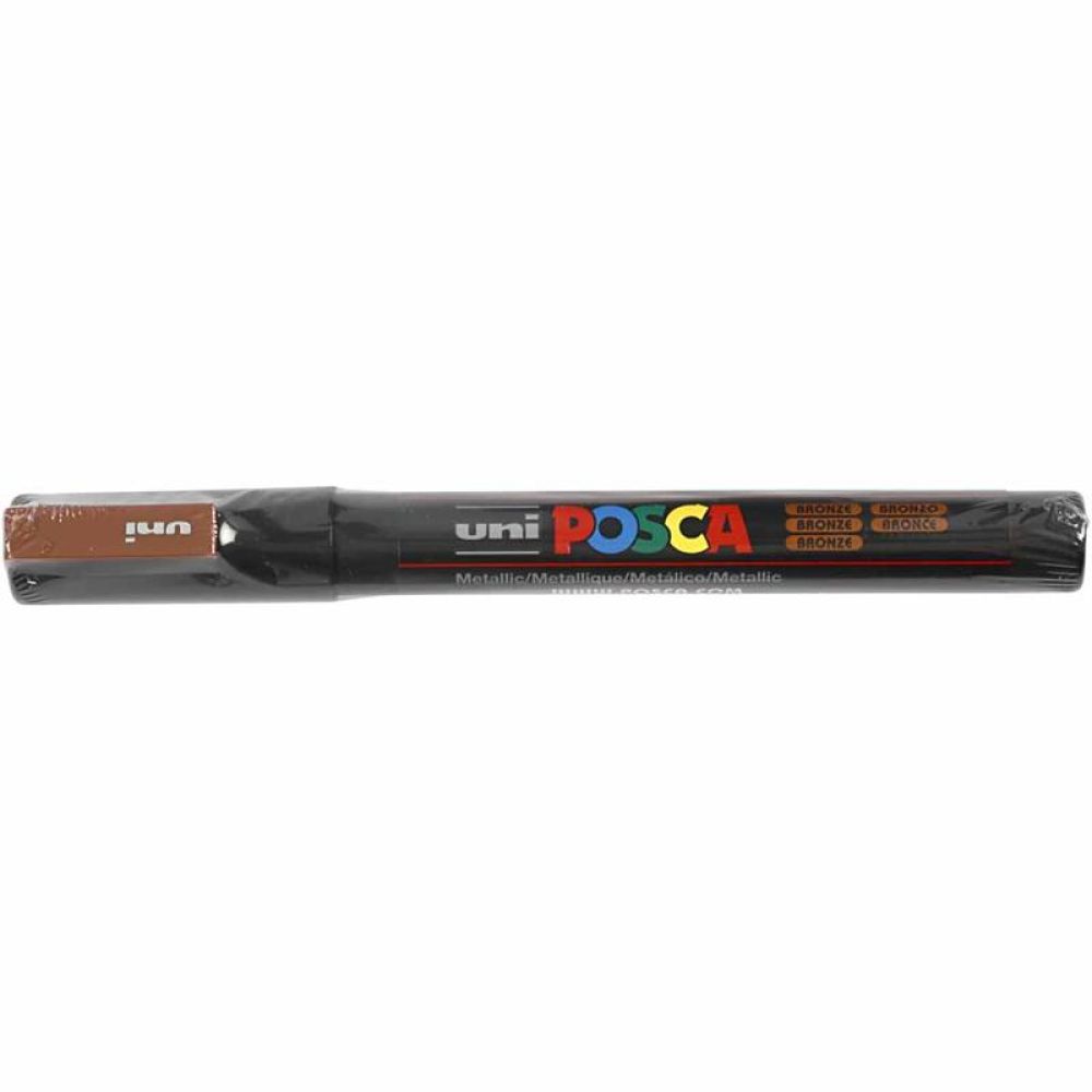 Posca Marker, no. PC-3M, line 0,9-1,3 mm, fine, bronze, 1 pc [HOB-274820]