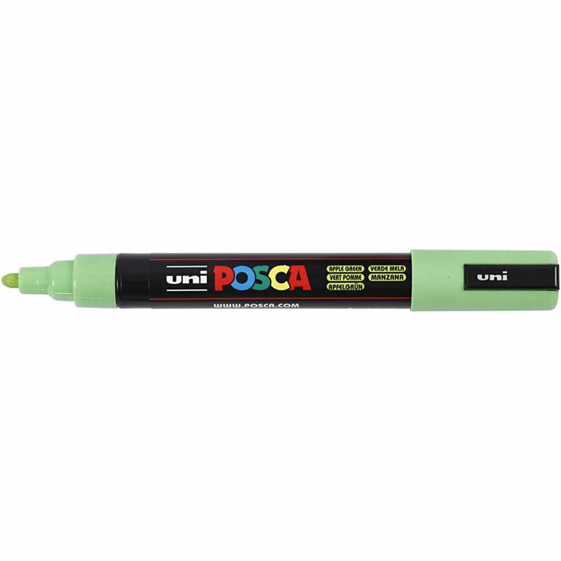 Posca Marker, no. PC-5M, line 2,5 mm, medium, apple green, 1 pc [HOB-276043]