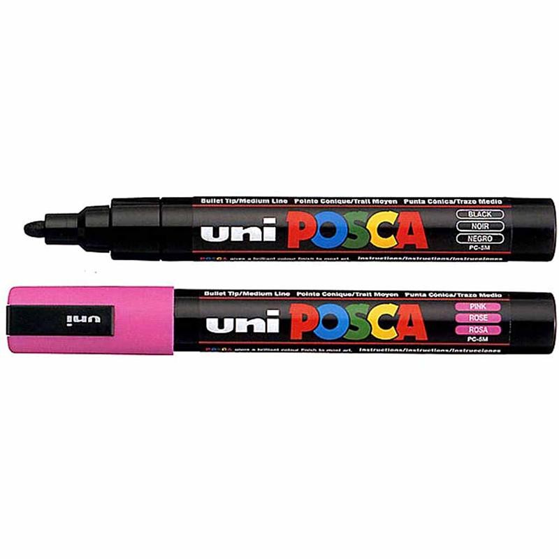 Posca Marker, no. PC-5M, line 2,5 mm, medium, black, 1 pc [HOB-276046]