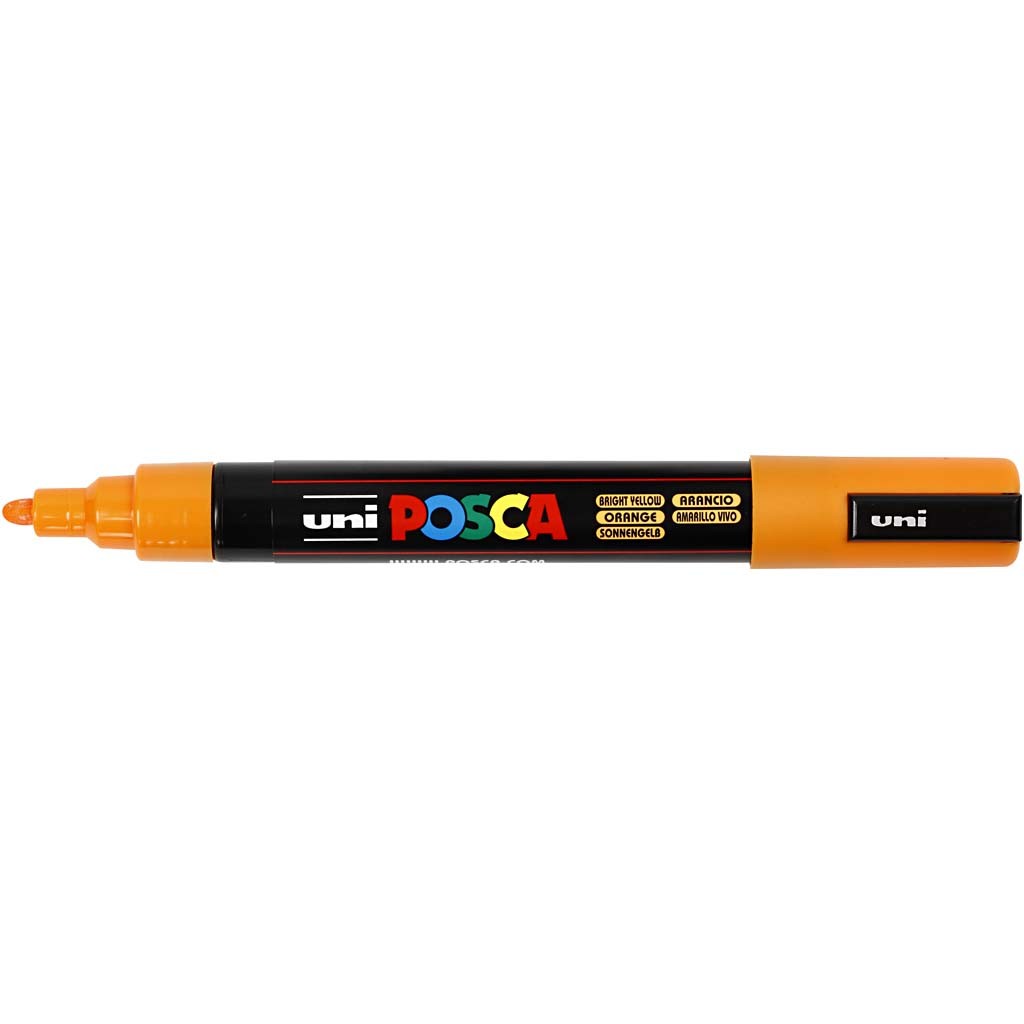 Posca Marker, no. PC-5M, line 2,5 mm, medium, orange, 1 pc [HOB-276054]