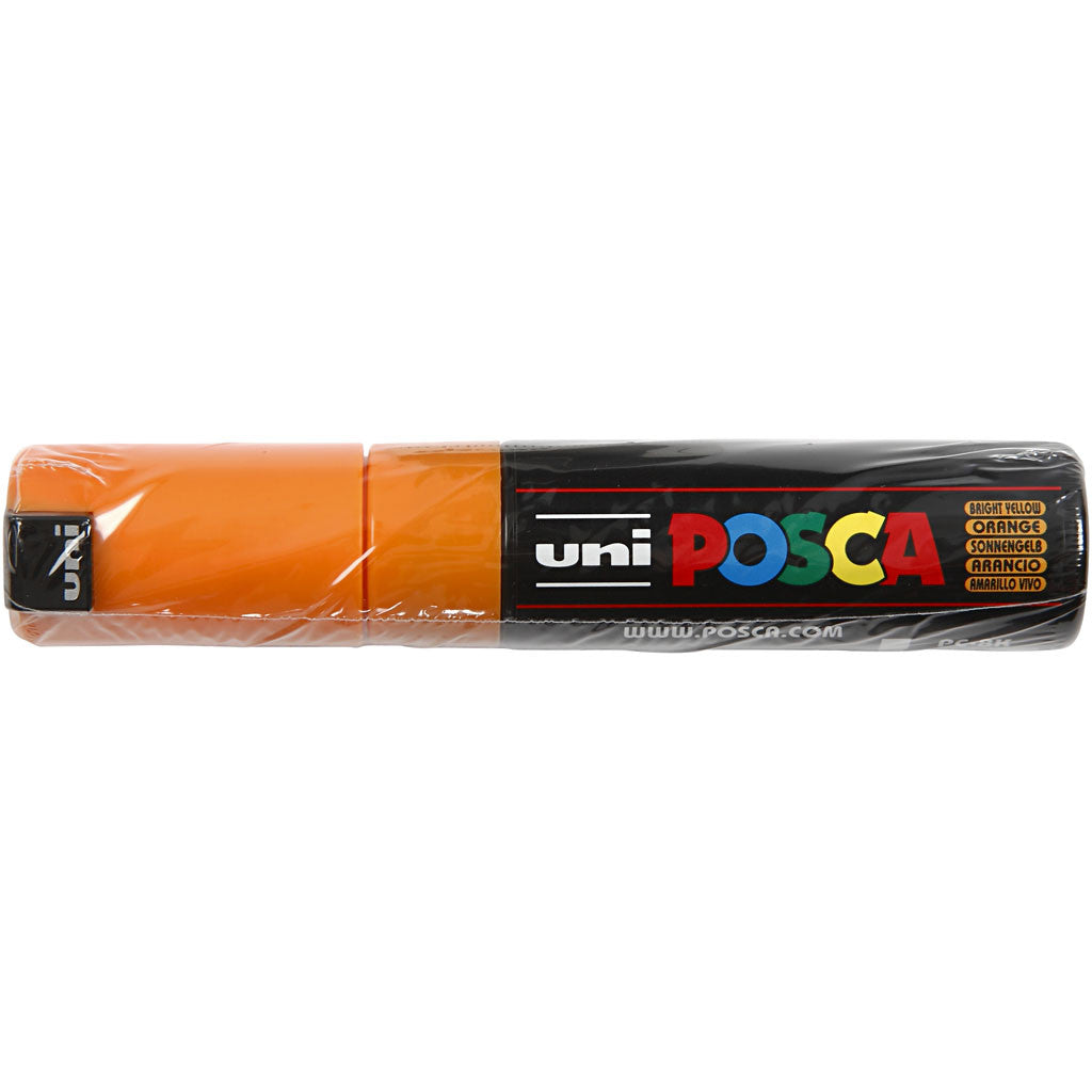 Posca Marker, no. PC-8K, line 8 mm, broad, bright yellow, 1 pc [HOB-278024]