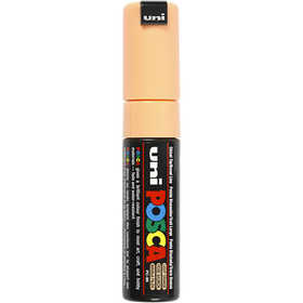 Posca Marker, no. PC-8K, line 8 mm, broad, pale orange, 1 pc [HOB-278030]