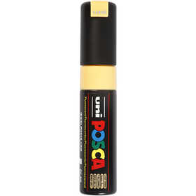 Posca Marker, no. PC-8K, line 8 mm, broad, fluo light orange, 1 pc [HOB-278730]