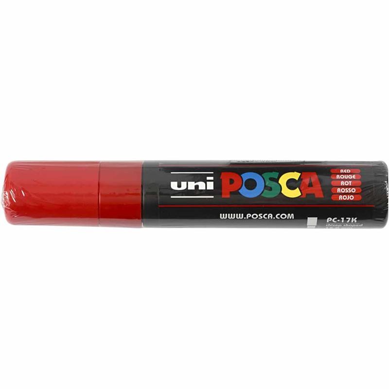 Posca Marker, no. PC-17K, line 15 mm, extra broad, red, 1 pc [HOB-279040]