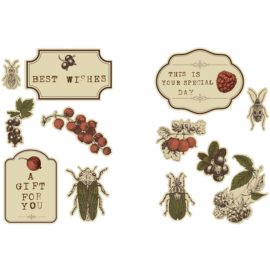 Stickers, 9x14 cm, 4 ass sheets/ 1 pack [HOB-27983]