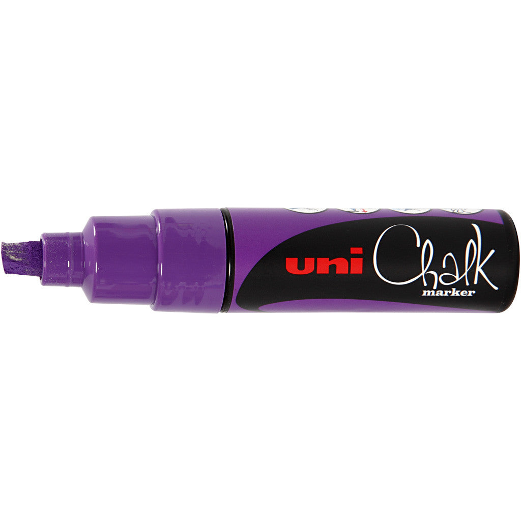 Chalk Pen, line 8 mm, purple, 1 pc [HOB-279955]