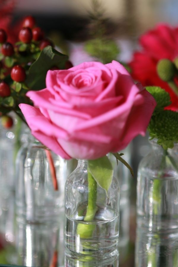 Glass Bottle mini 20ml 6cm tall Ø 3 cm (tray with 50 pcs) [IFS-28062]