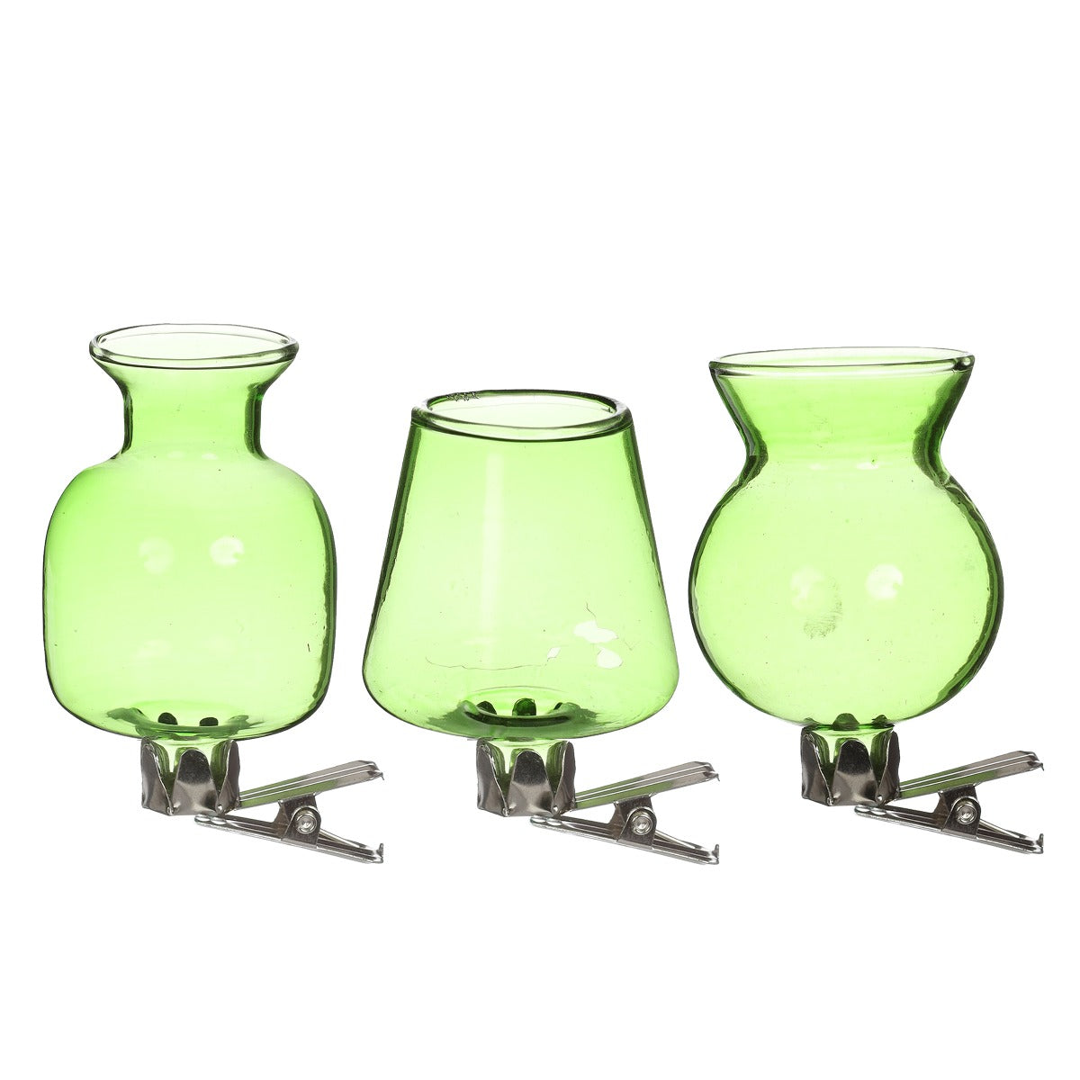 Vases on clip assortment of 3 pieces Green (1 pcs.)