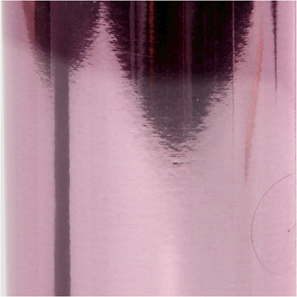 Deco Foil, W: 15,5 cm, thickness 0,02 mm, pink, 50 cm/ 1 roll [HOB-283564]