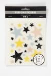 Rub-on Stickers, stars, sheet 12,2x15,3 cm, 1 pack [HOB-283963]