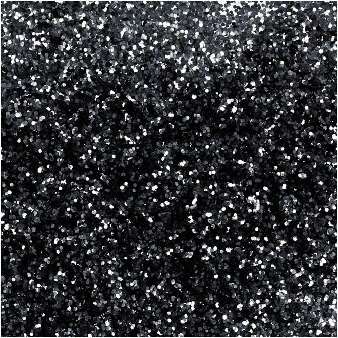 Bio Sparkles, dia. 0,4 mm, black, 10 g/ 1 tub [HOB-284362]