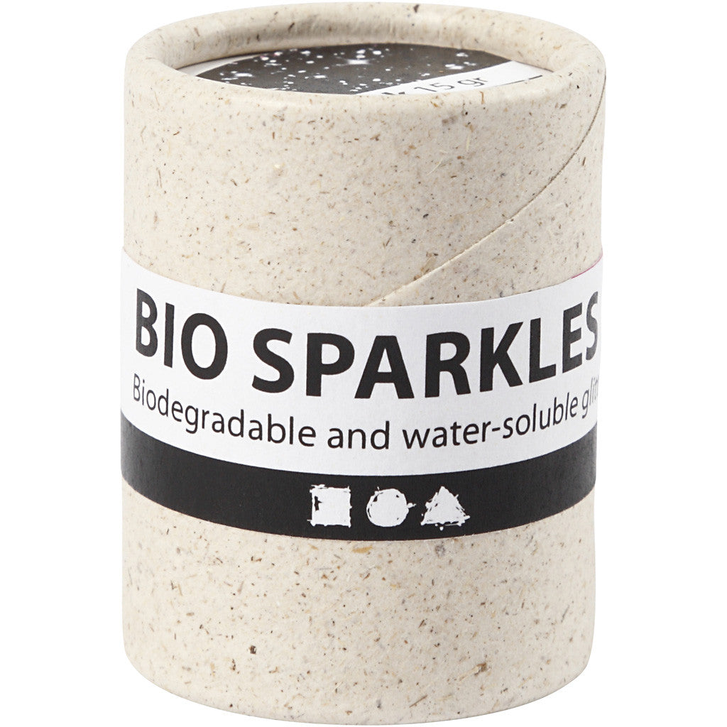 Bio Sparkles, dia. 0,4 mm, black, 10 g/ 1 tub [HOB-284362]
