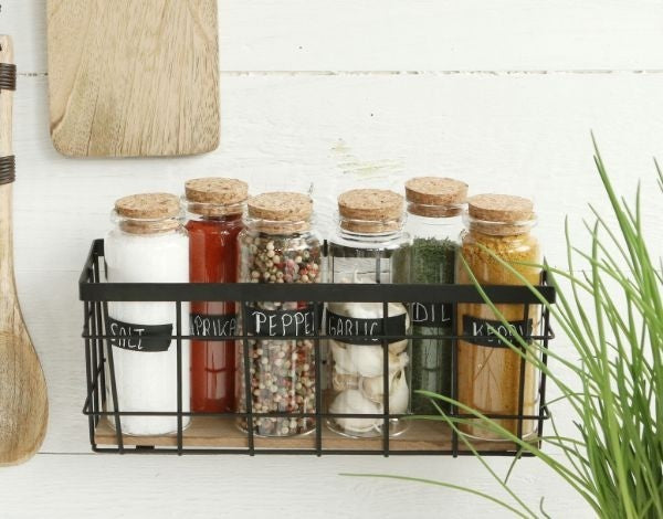 Glass Storage Cylinder with cork Ø 4.5cm and 12.5cm tall (12 pcs) [IFS-29146]