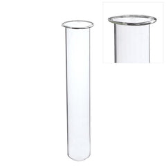 Test Tube Glass Ø3 h.20cm w. ring Ø4 cm (6 pcs) [IFS-29205]