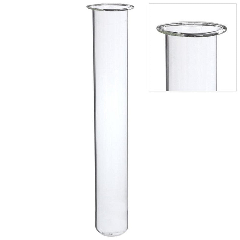 Test Tube Glass Ø3 h.28cm w. ring Ø4cm (6 pcs) [IFS-29206]