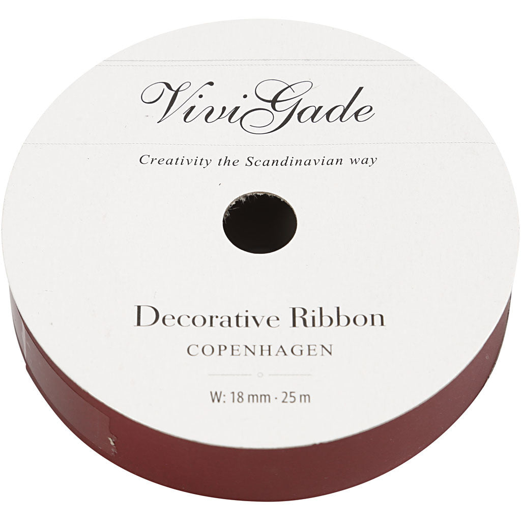 Curling Ribbon, W: 18 mm, matt, red, 25 m/ 1 roll [HOB-20020]