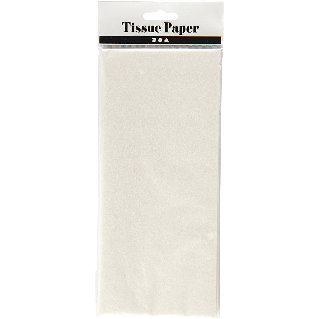 Tissue Paper, sheet 50x70 cm, 17 g, mother-of-pearl, 6 sheet/ 1 pack [HOB-200910]