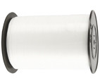 Curling Ribbon, W: 10 mm, glossy, white, 250 m/ 1 roll [HOB-20202]