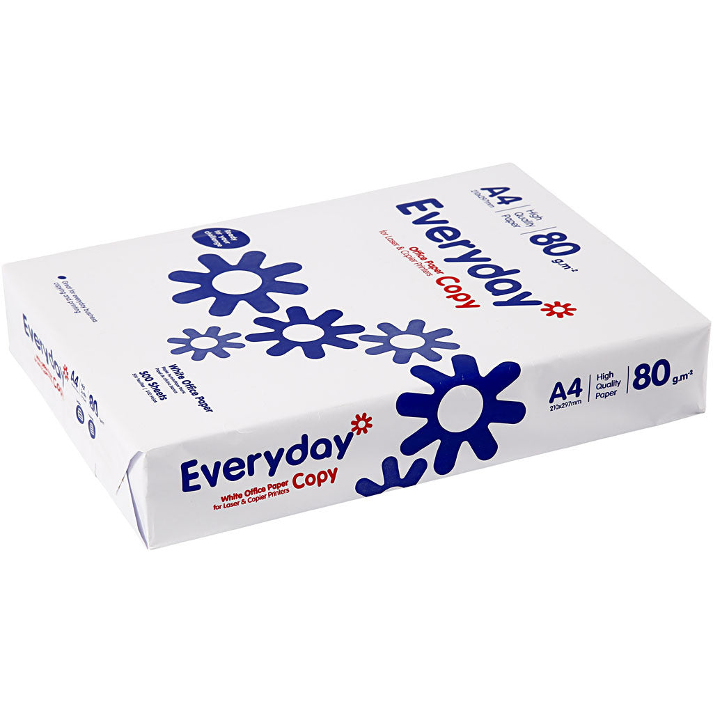 Drawing paper, A4, 210x297 mm, 80 g, white, 500sheet/ 1 pack [HOB-204200]