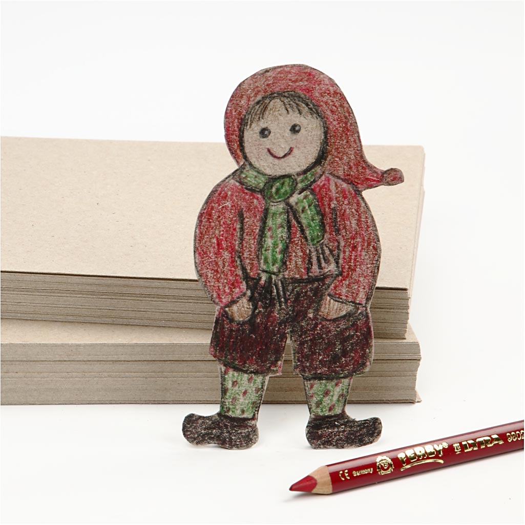 Recycled Cardboard, A4, sheet 210x297 mm, 225 g, grey brown, 125 sheet/ 1 pack [HOB-20514]