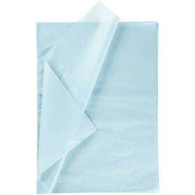 Tissue Paper, sheet 50x70 cm, 17 g, light blue, 25 sheet/ 1 pack [HOB-20814]