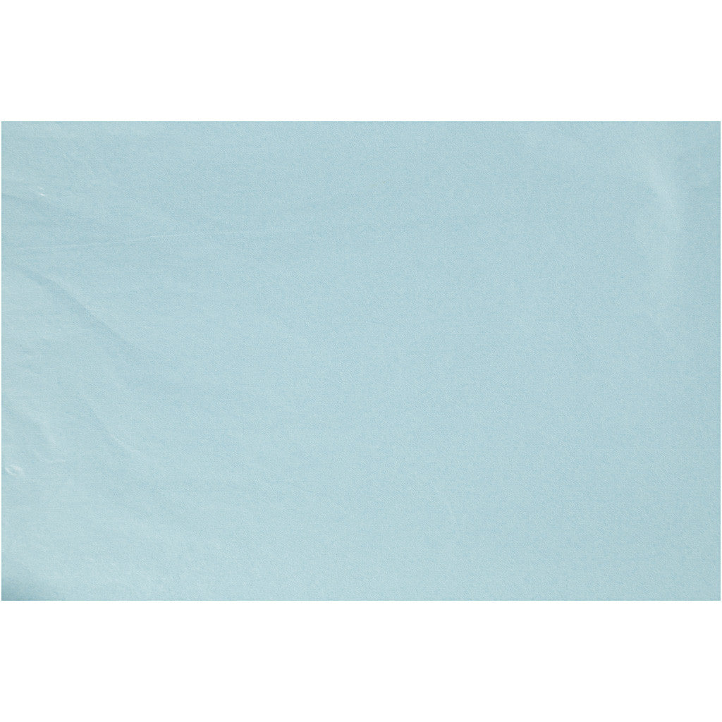 Tissue Paper, sheet 50x70 cm, 17 g, light blue, 25 sheet/ 1 pack [HOB-20814]