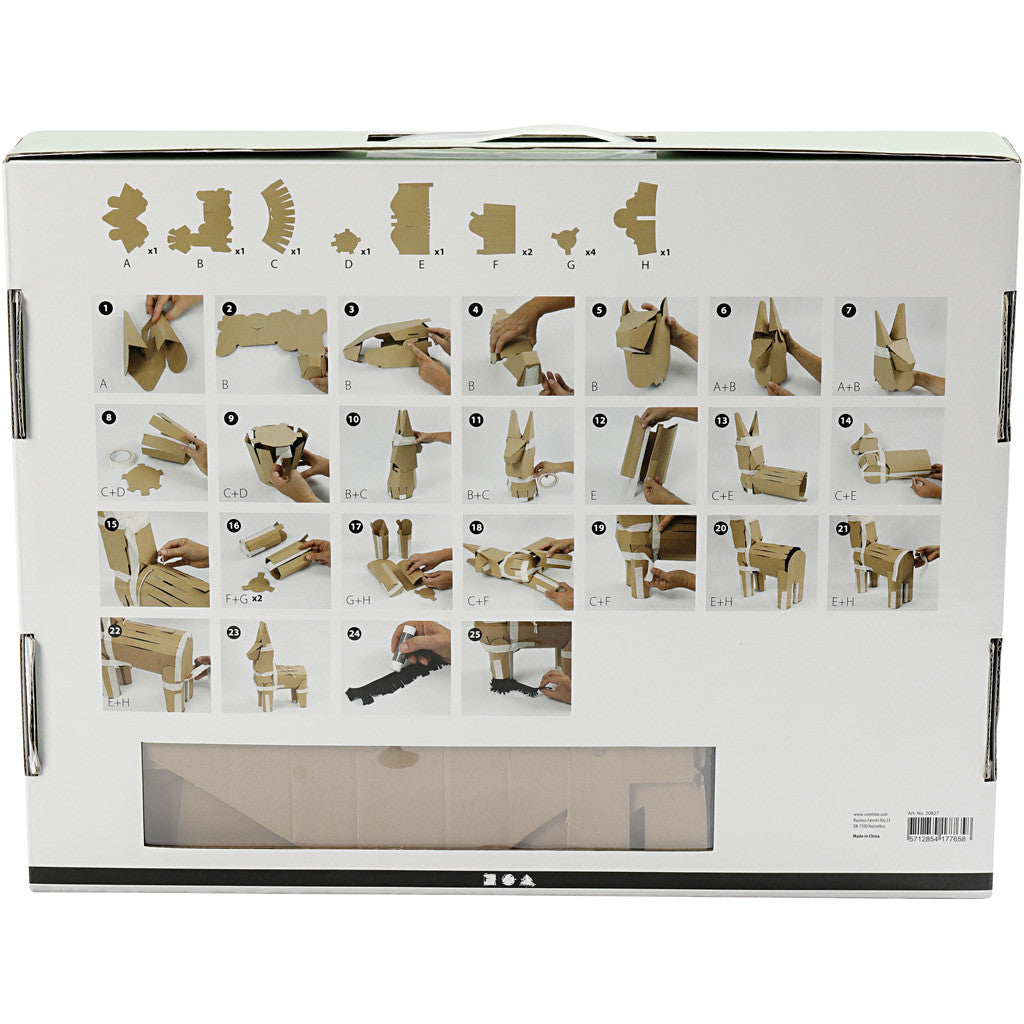 Party Piñata, size 39x13x55 cm, pastel colours, 1 pc [HOB-20827]