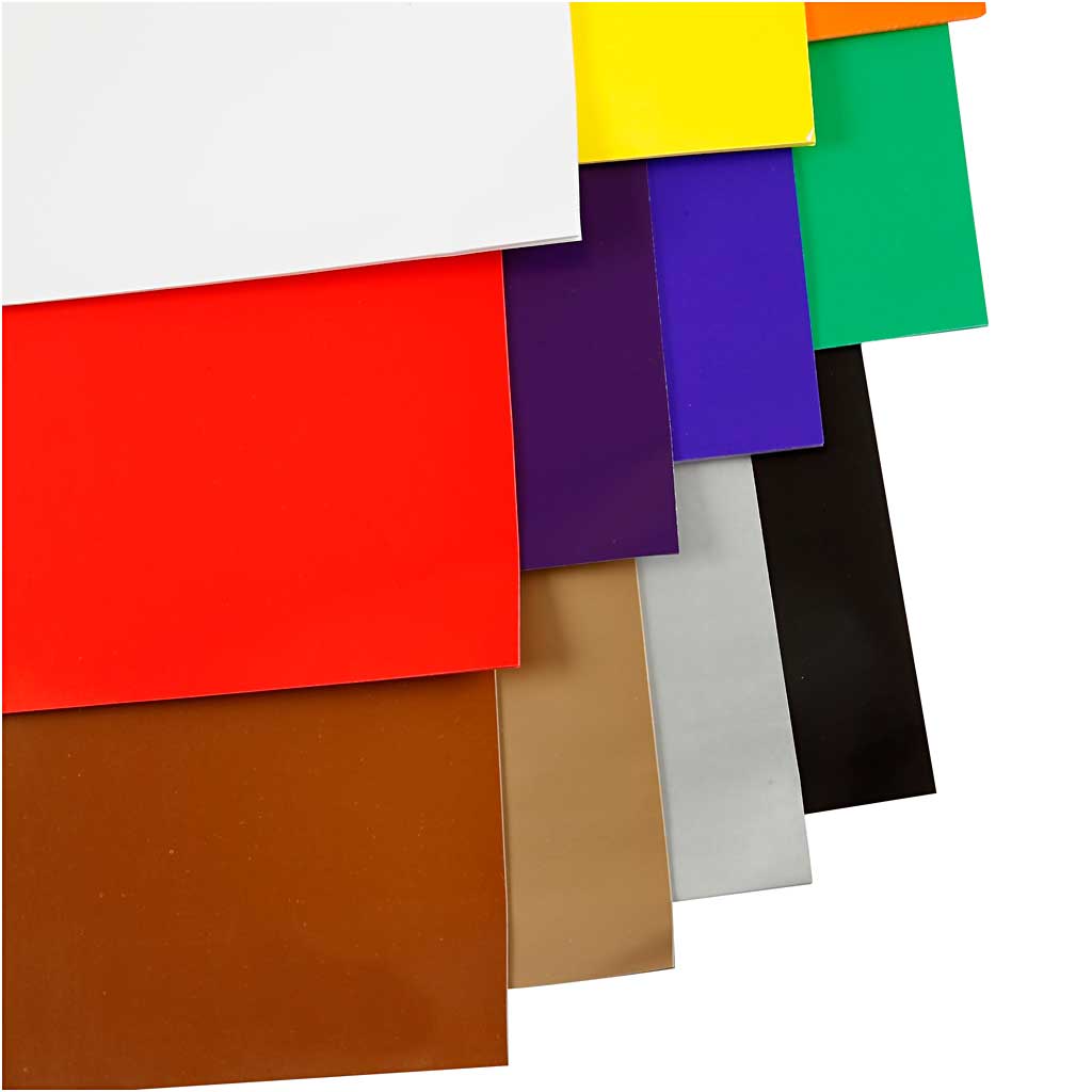 Glazed Paper, sheet 32x48 cm, 80 g, assorted colours, 11x25 sheet/ 1 pack [HOB-20852]