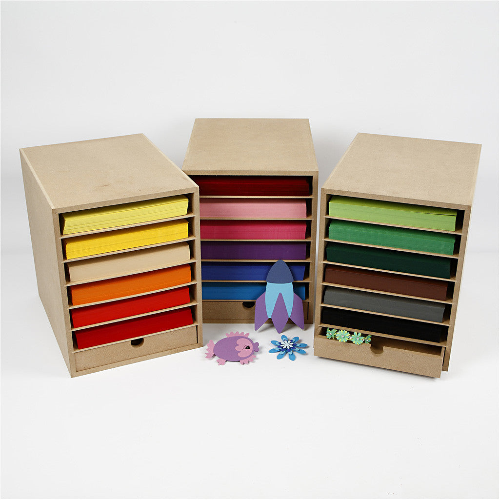 Paper Storage Unit, H: 31,5 cm, D. 32 cm, W: 24,3 cm, A4, 1 pc [HOB-21008]